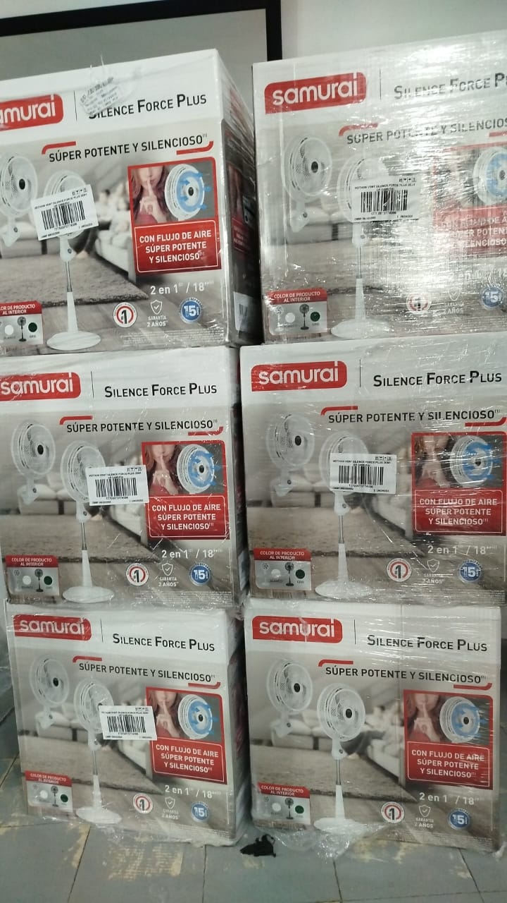 VENTILADOR SAMURAI SILENCE FORCE PLUS 2 EN 1