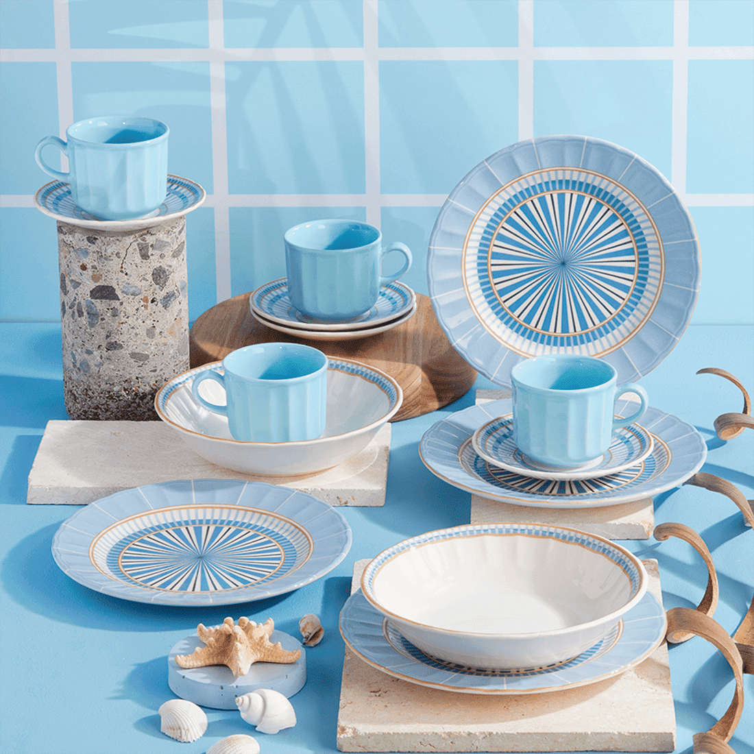 Vajilla Corona Azura