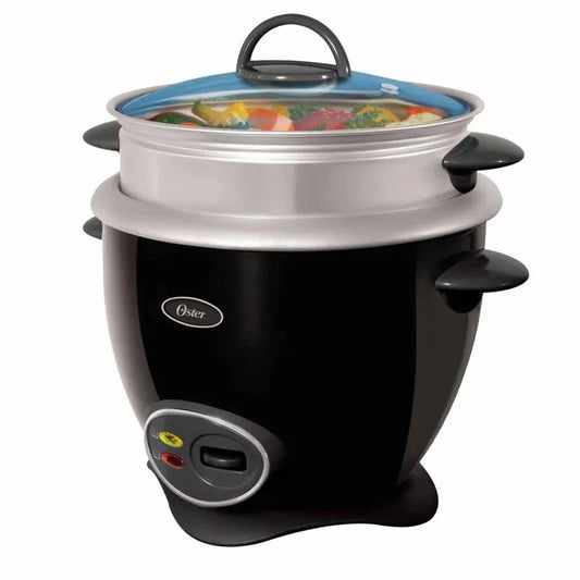 Arrocera Oster 14 Tazas Negra Con Vaporizador