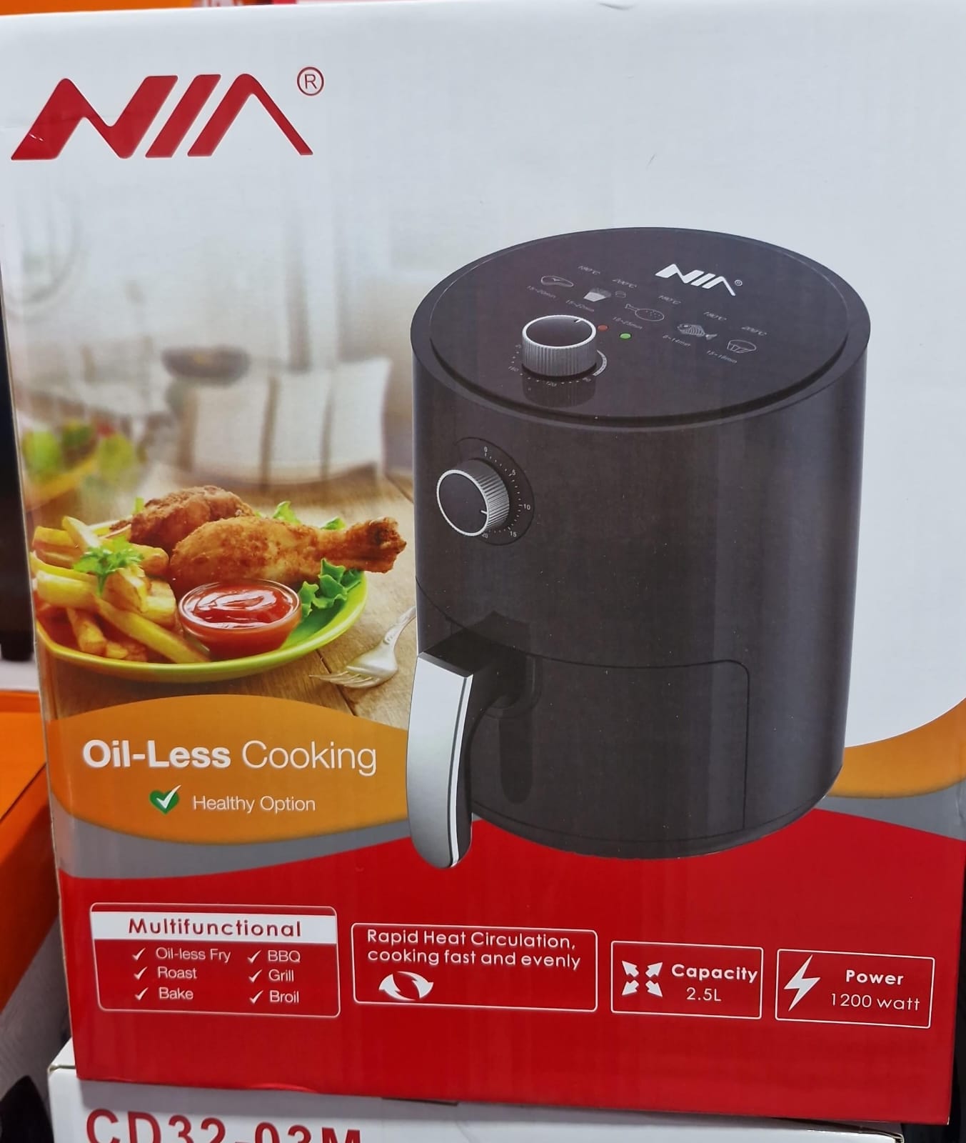 Freidora Nia 2.5 Litros