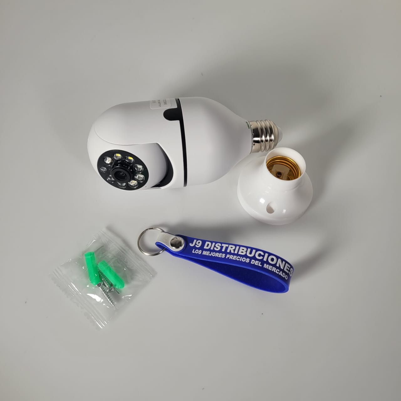 Cámara Bombillo 360° Rotación