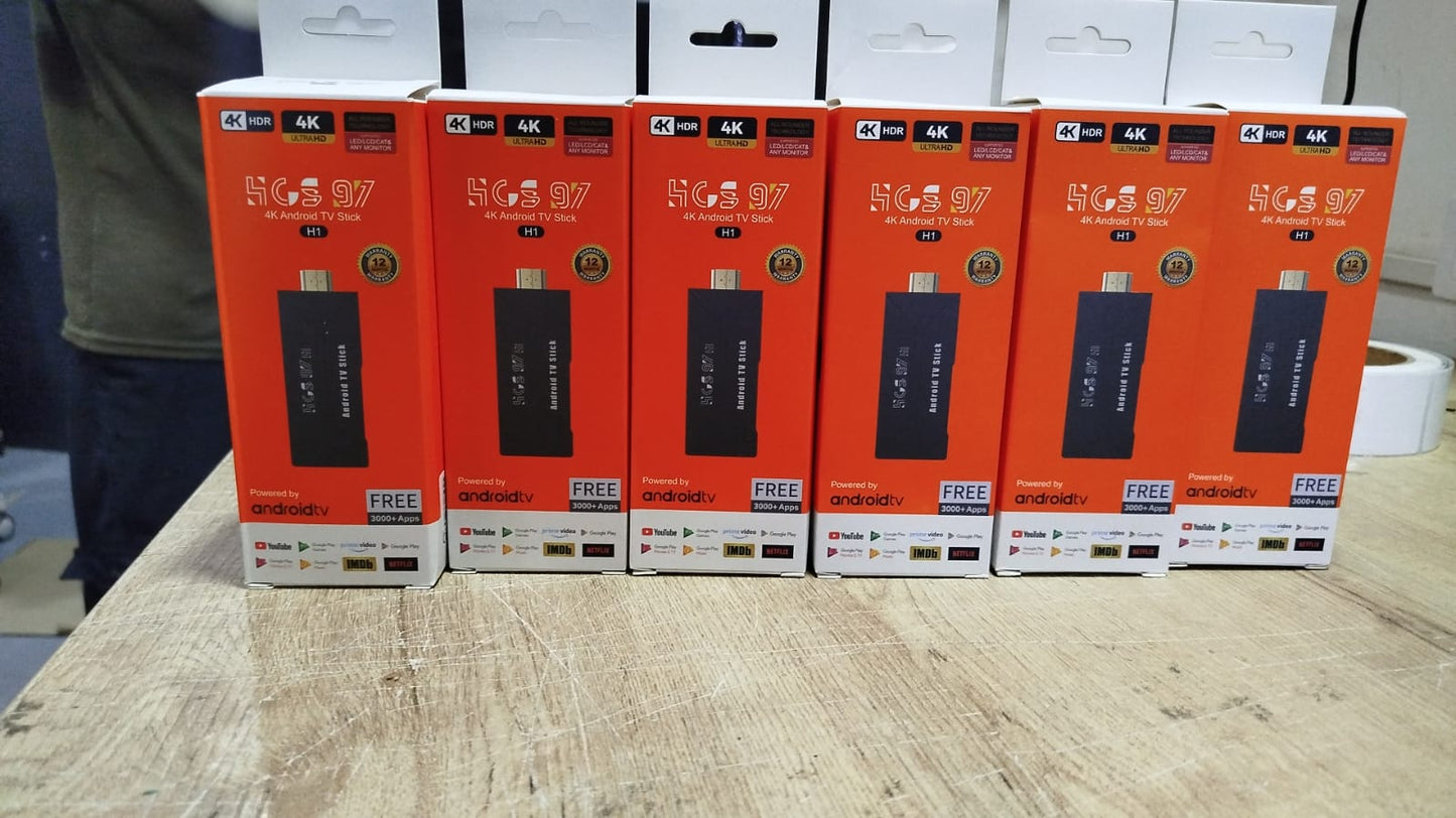 Tv Stick Android Programado Con Magis Naranjado