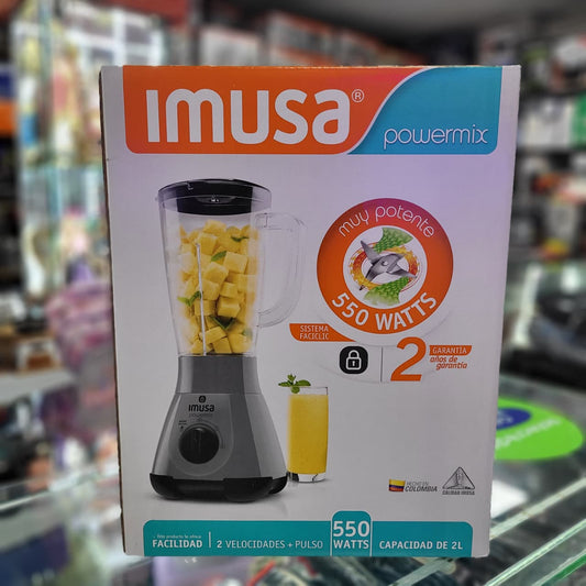 Licuadora Imusa Powermix Vaso Acrílico