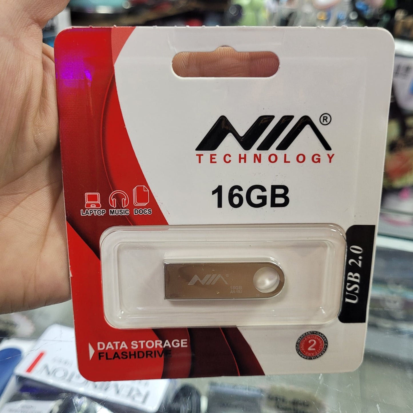 MEMORIA USB METALICA 16GB