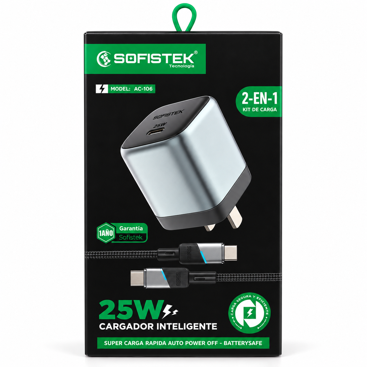 Cargador 2 En 1 - 25w Tipoc