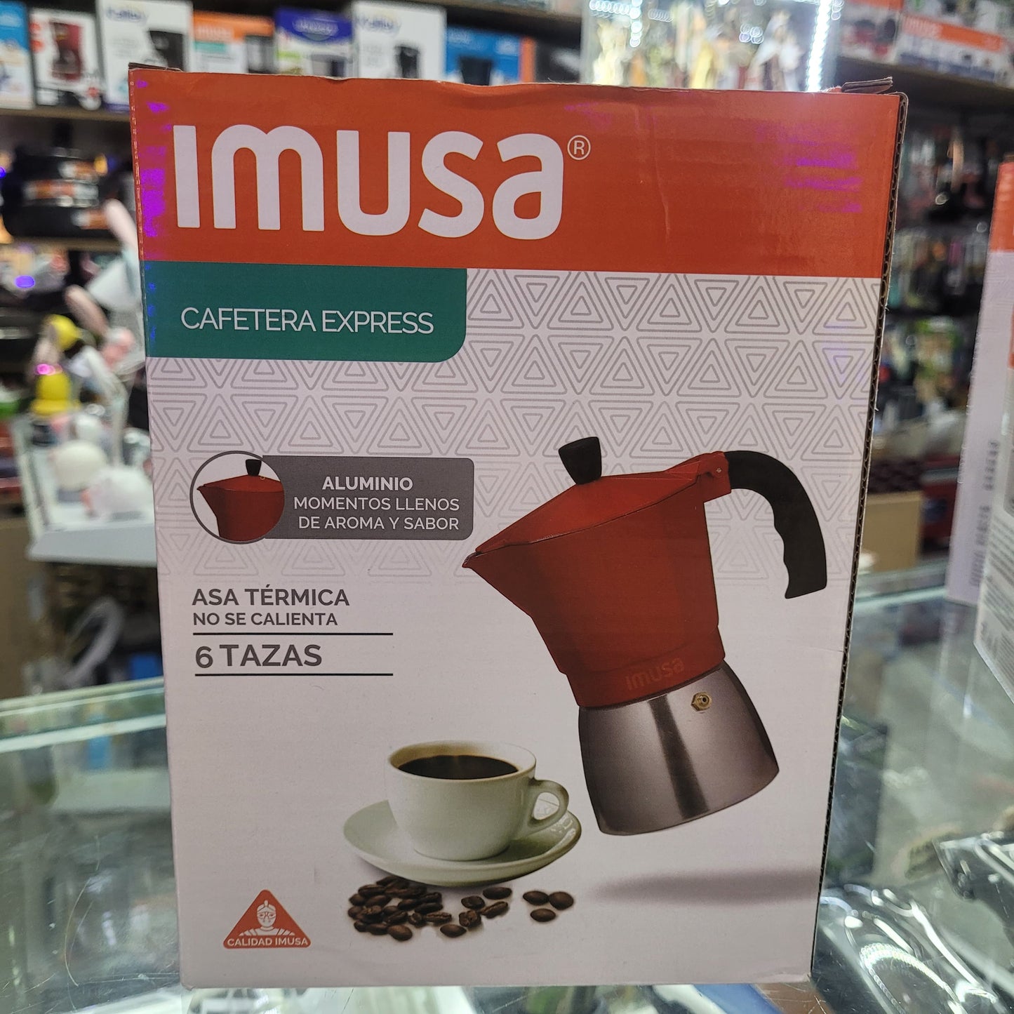 CAFETERA ITALIANA IMUSA 6 TAZAS