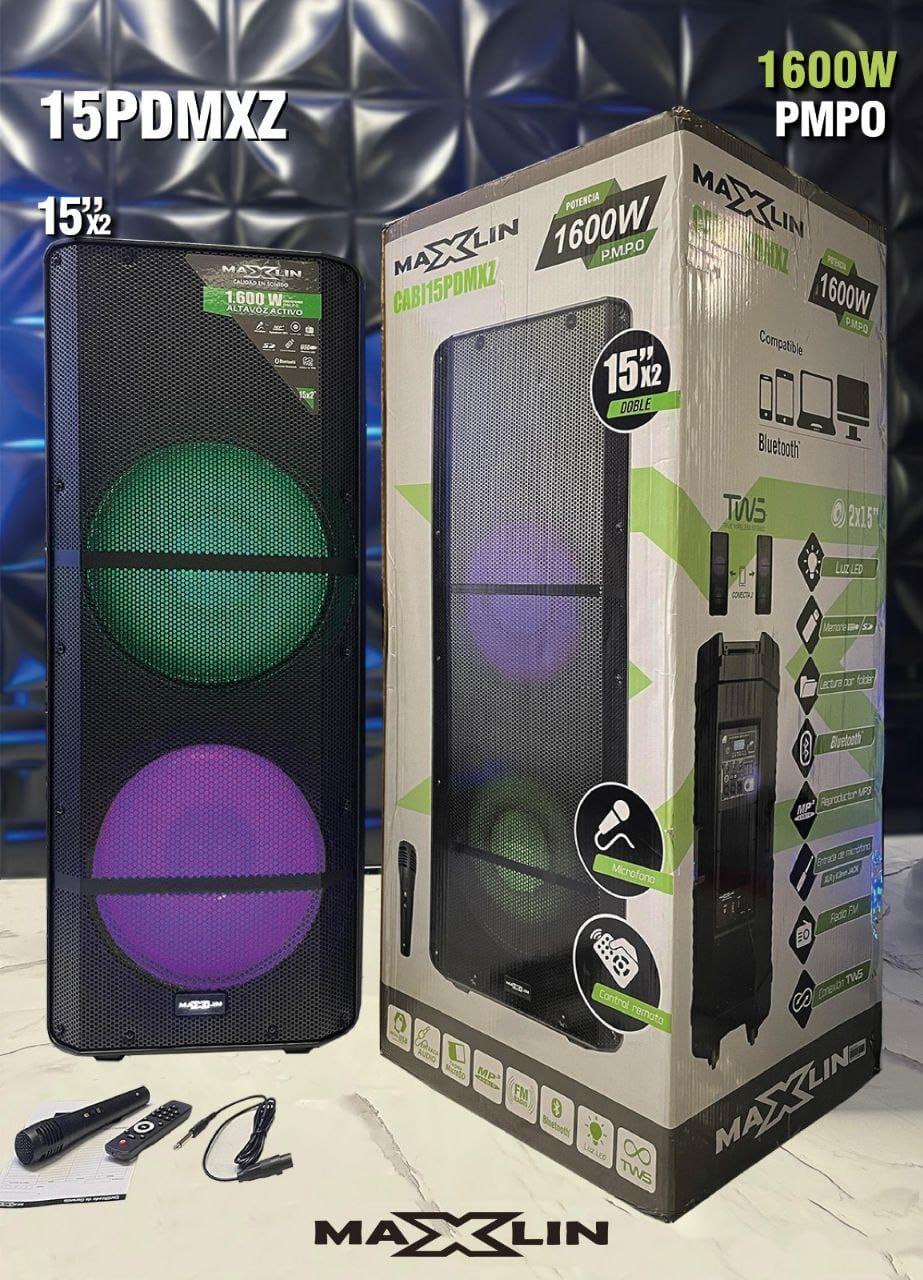 Cabina De Sonido Maxlin 15" Doble