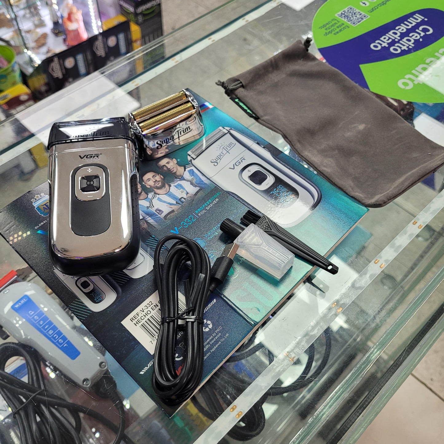 Afeitadora Shaver Vgr Con Pantalla