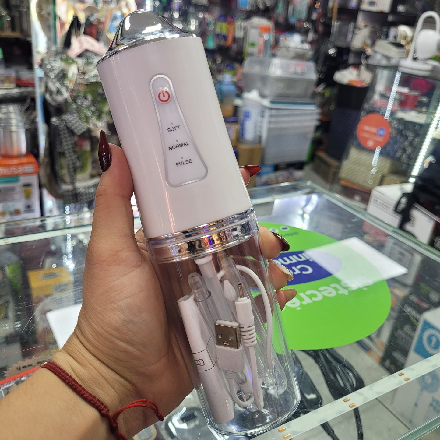 IRRIGADOR BUCAL RECARGABLE