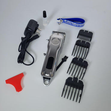 Maquina De Motilar Johnson Plateada Jh118