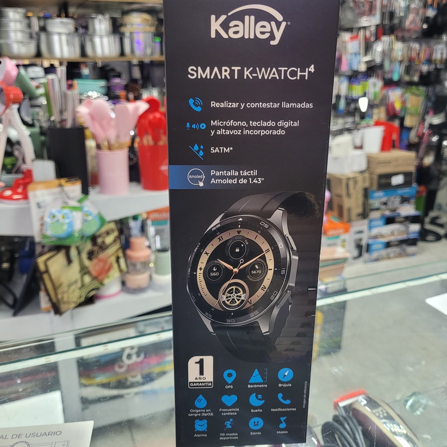RELOJ KALLEY SMART K-WATCH 4 NEGRO