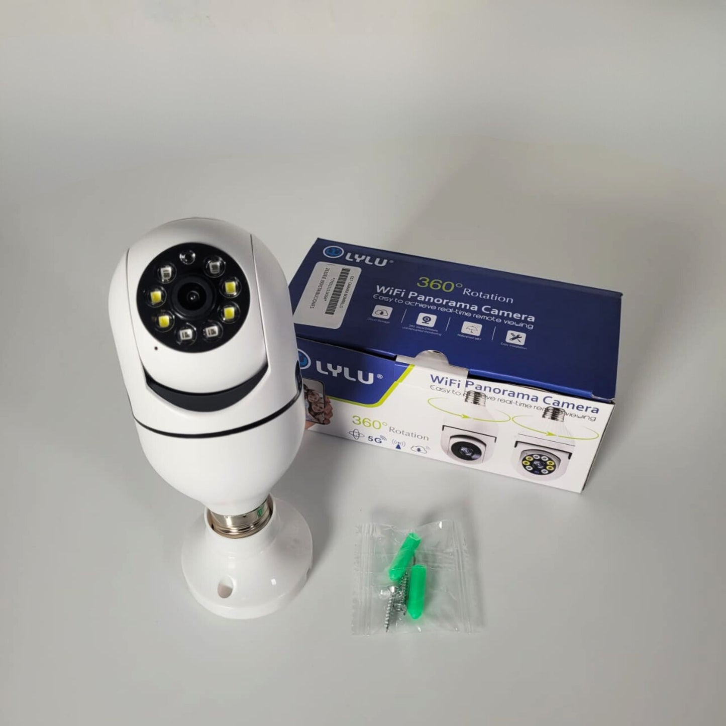 Cámara Bombillo 360° Rotación