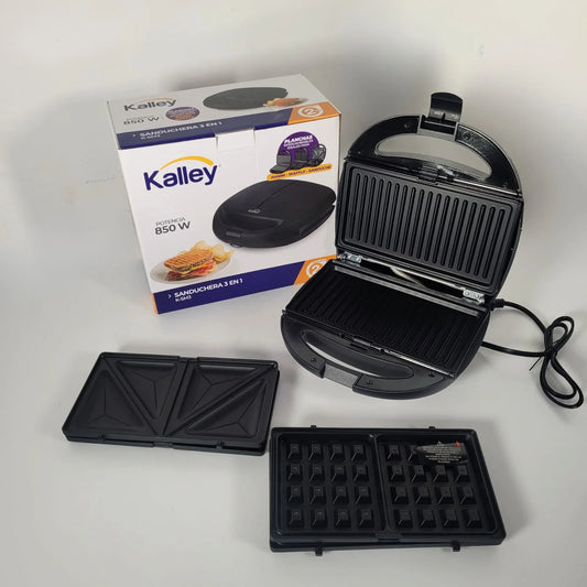 Sanduchera Kalley 3 En 1