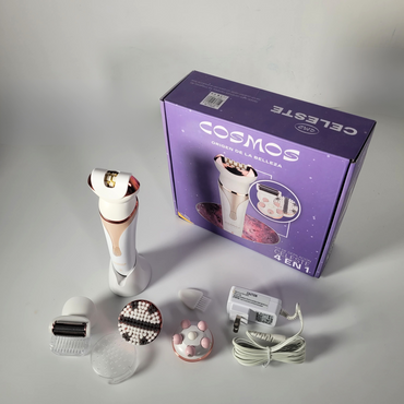 Combo Depiladora De Dama Multifuncional Cms Celeste 4 En 1 Obsequio Licuadora Portátil