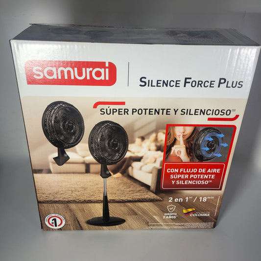 Ventilador Samurai Silence Force Plus 2 En 1
