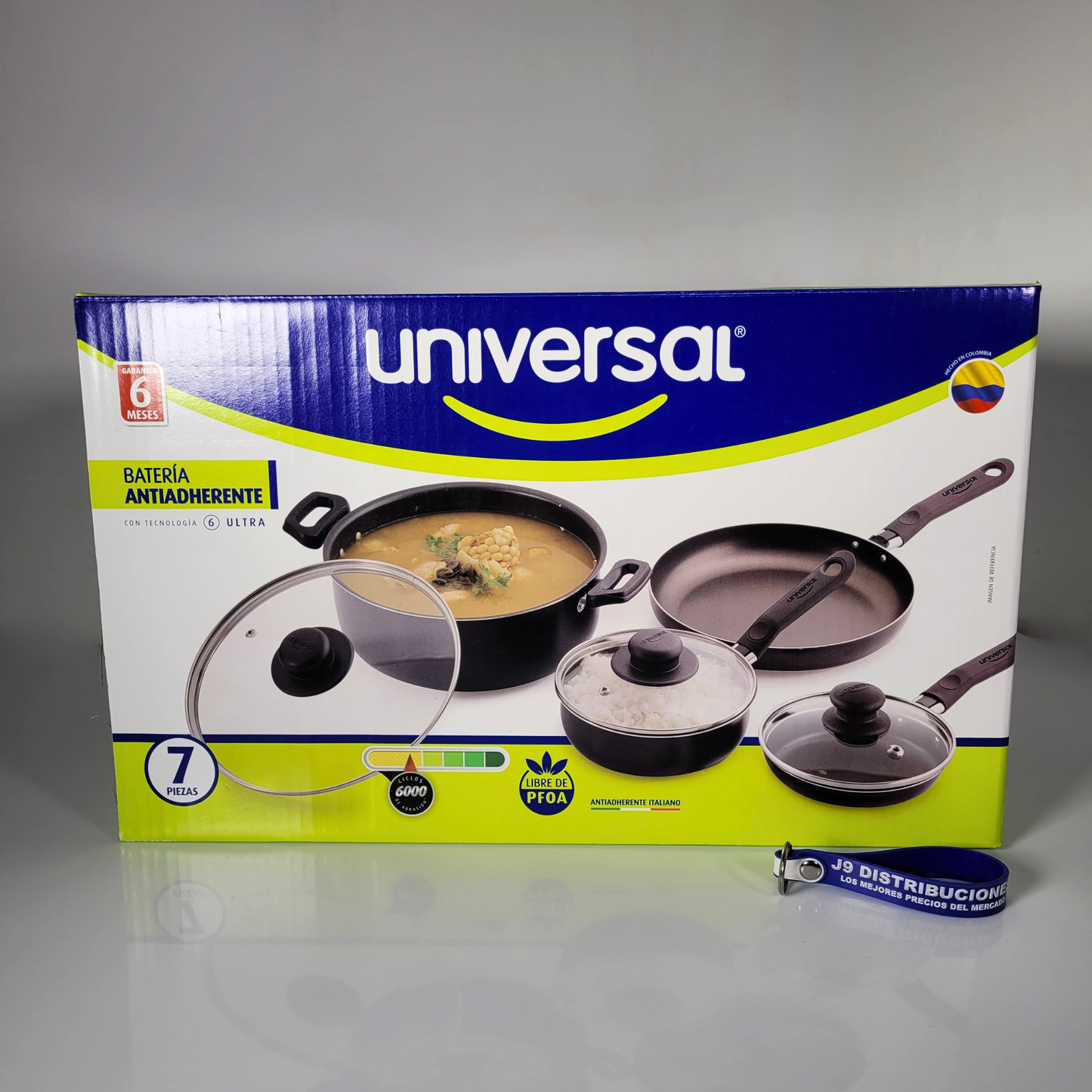 Juego De Ollas Universal 7 Piezas