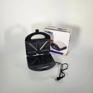 Sanduchera Kalley Triangulo Negra