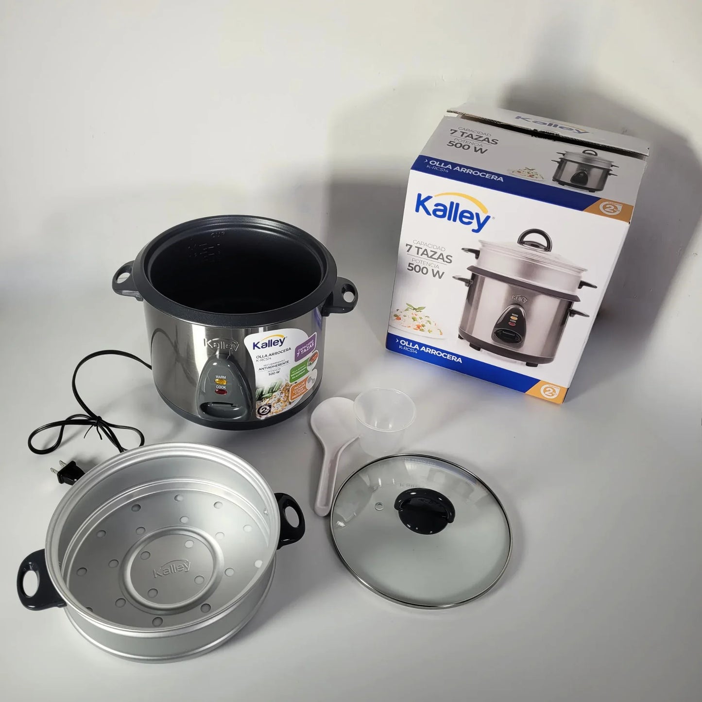 Arrocera Kalley 7 Tazas Acero