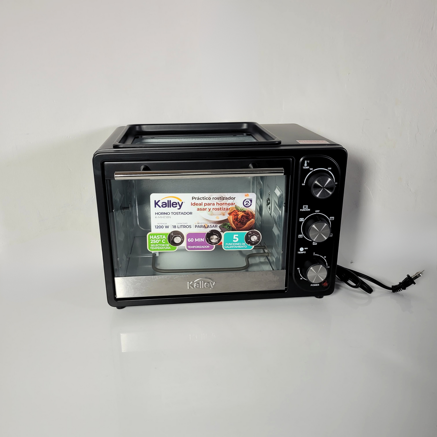 HORNO TOSTADOR KALLEY 18 LITROS