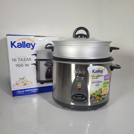 Arrocera Kalley 10 Tazas Acero
