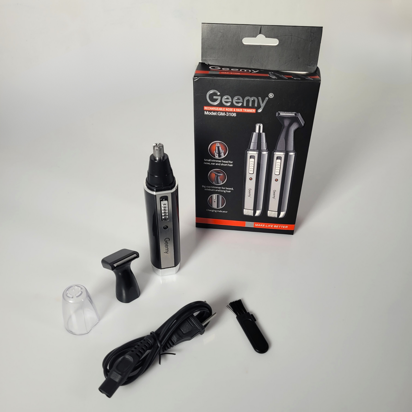 Afeitadora Geemy Trimmer 2 En 1