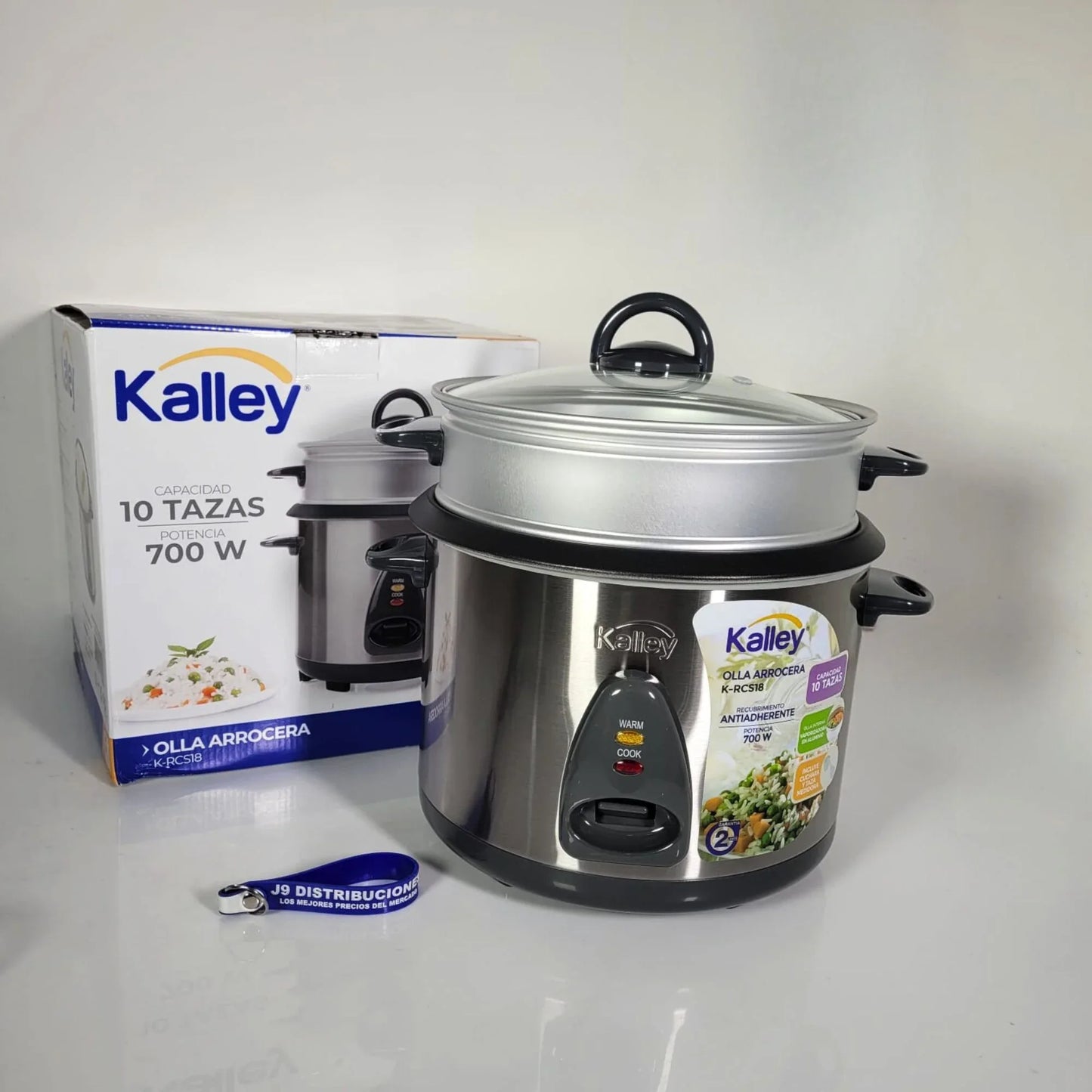 Arrocera Kalley 10 Tazas Acero