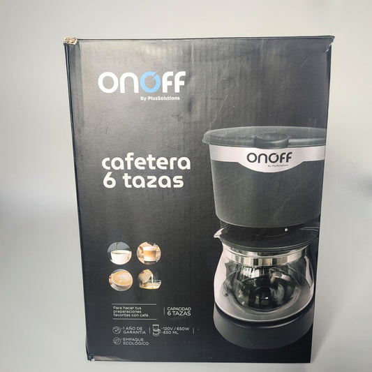 Cafetera Onoff 6 Tazas