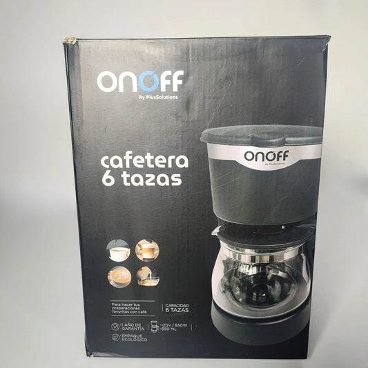 Cafetera Onoff 6 Tazas