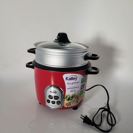 Arrocera Kalley 7 Tazas Digital Roja