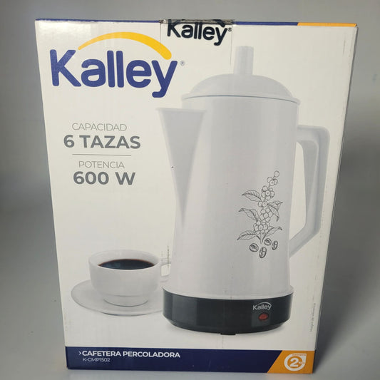 Cafetera Kalley 6 Tazas Percoladora