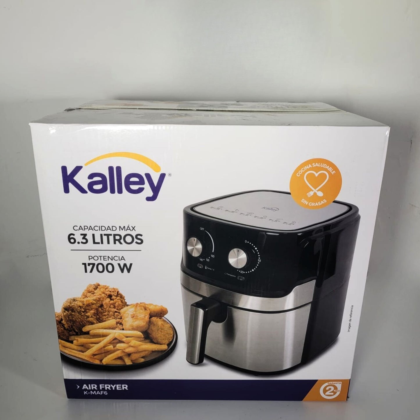 FREIDORA DE AIRE KALLEY 6.3 LITROS