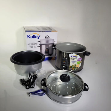 Arrocera Kalley 10 Tazas Acero