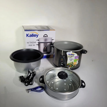 Arrocera Kalley 10 Tazas Acero
