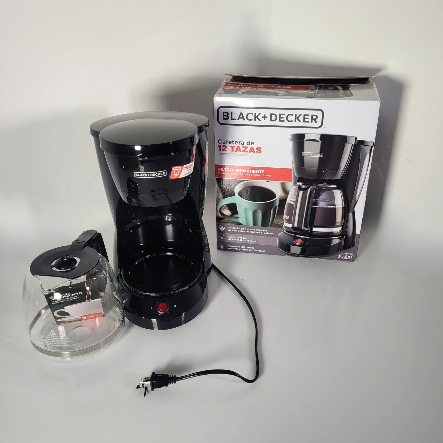 CAFETERA 12 TAZAS BLACK AND DECKER