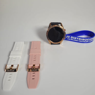 Reloj J&r Alta Gama De Dama Redondo