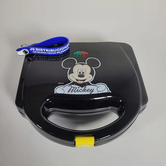 Sanduchera Kalley Mickey Mouse Negra