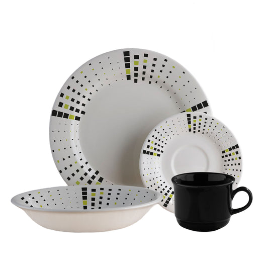 Vajilla Corona Lunares Y Rayas