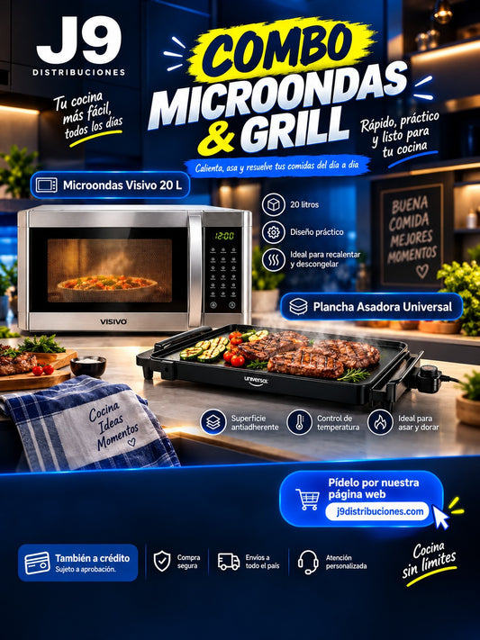 Combo Microondas & Grill
