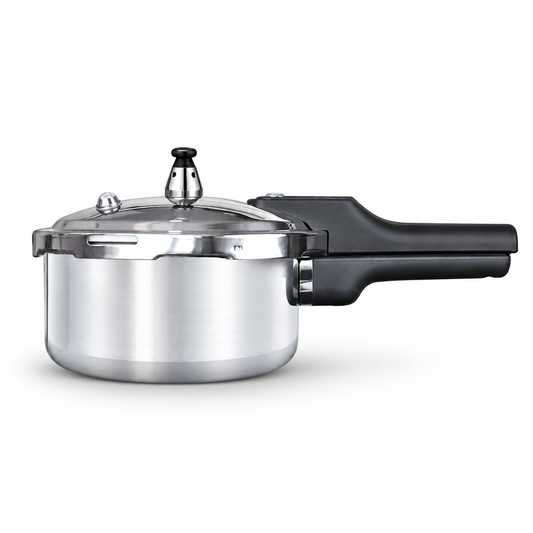 Olla A Presión Home Elements 2 L Con Tapa De Acero Y Cierre Externo