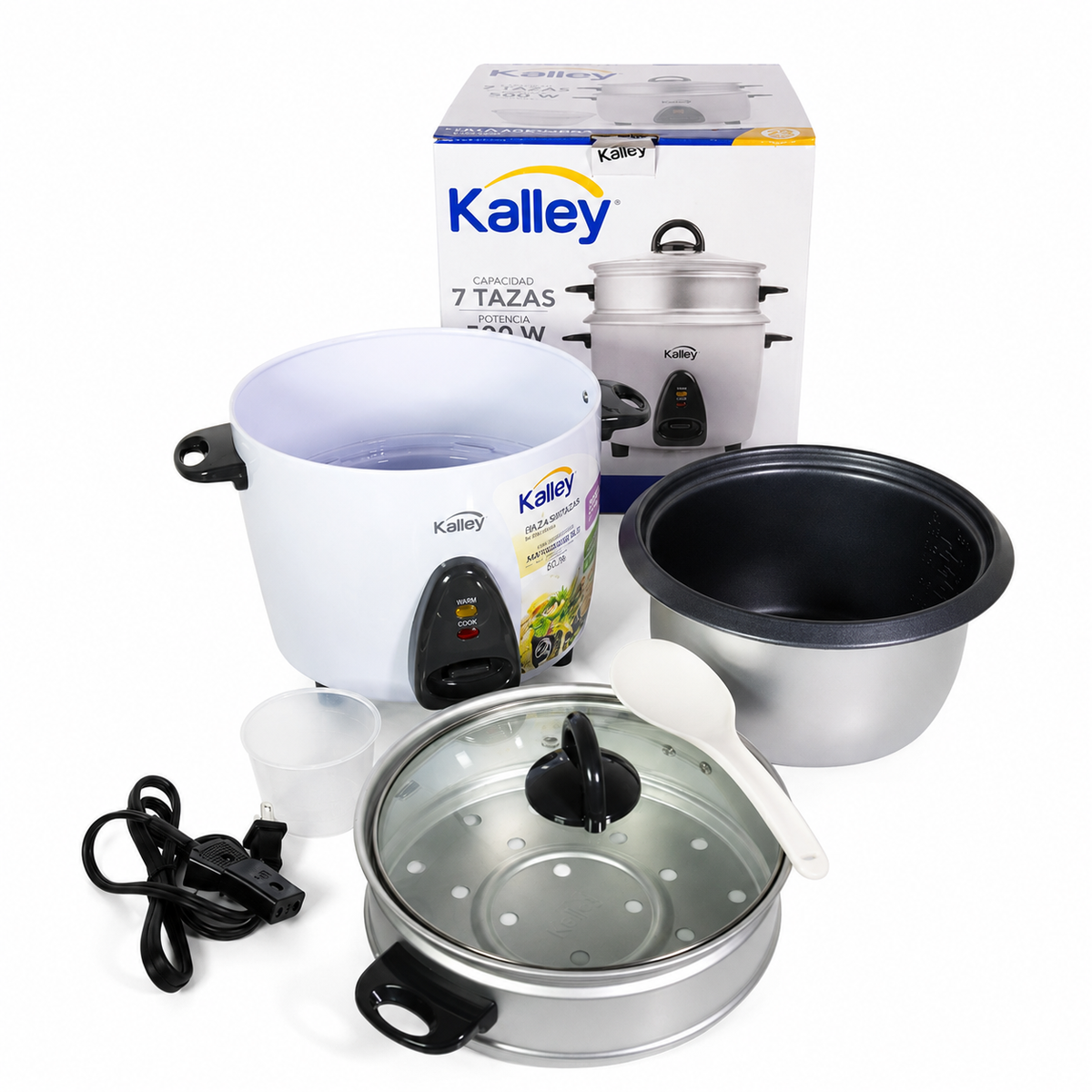 Arrocera Kalley 7 Tazas Blanca
