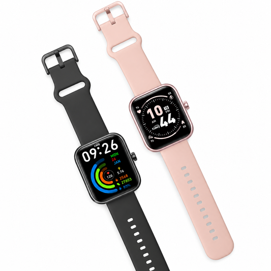 Combo 2 Relojes Inteligentes KALLEY K-CSW 46.48 MM Negro Y Rosado