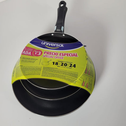 Set Por 3 Sartenes Universal