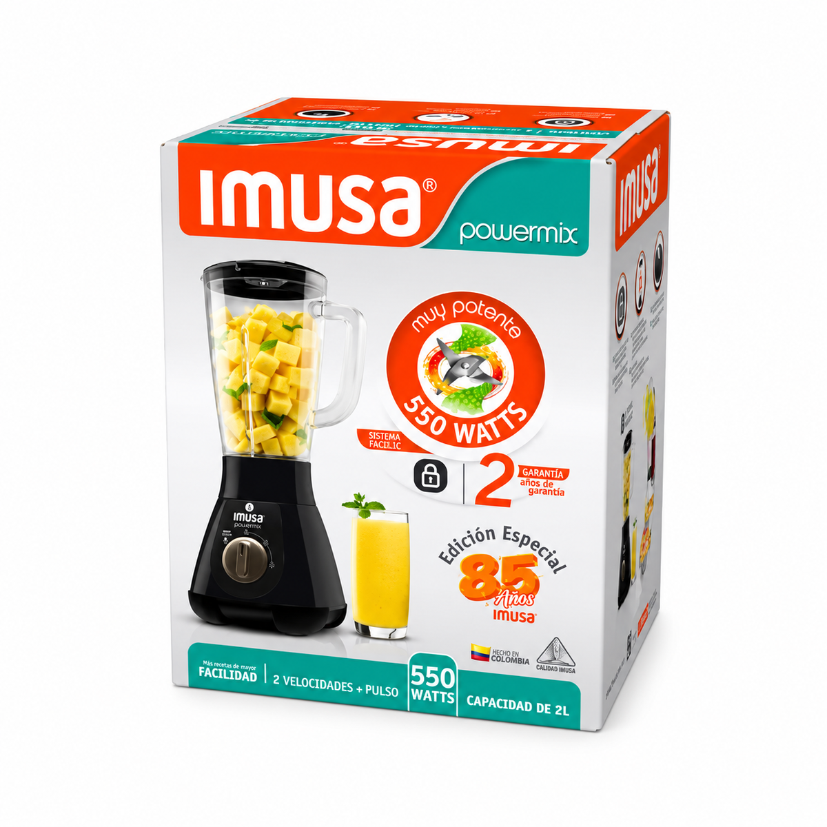 Licuadora Imusa Powermix Vaso Acrílico