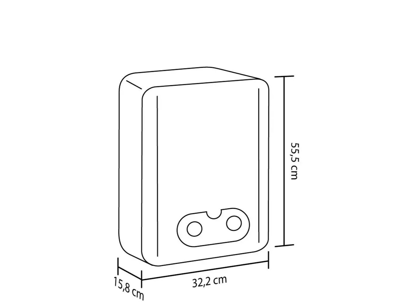 Calentador De Paso A Gas Natural 6 Litros Bambú