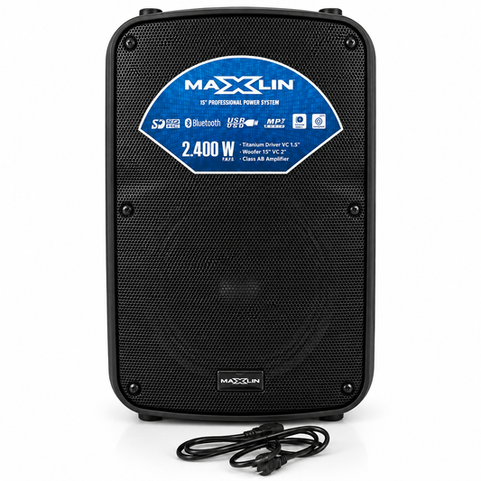 Cabina De Sonido Maxlin 15" 900k