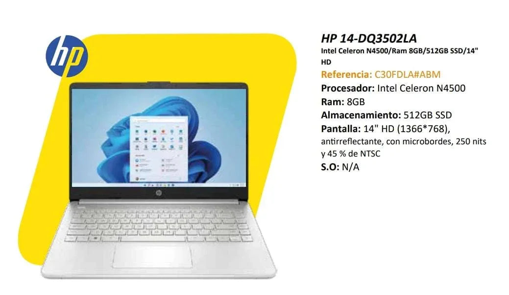 Computador Hp 14-DQ3502LA
