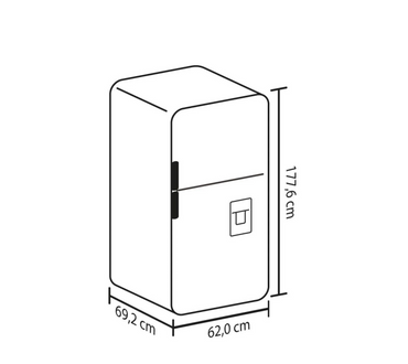 Nevera Haceb titanio de 311 Se Mi Ti R2