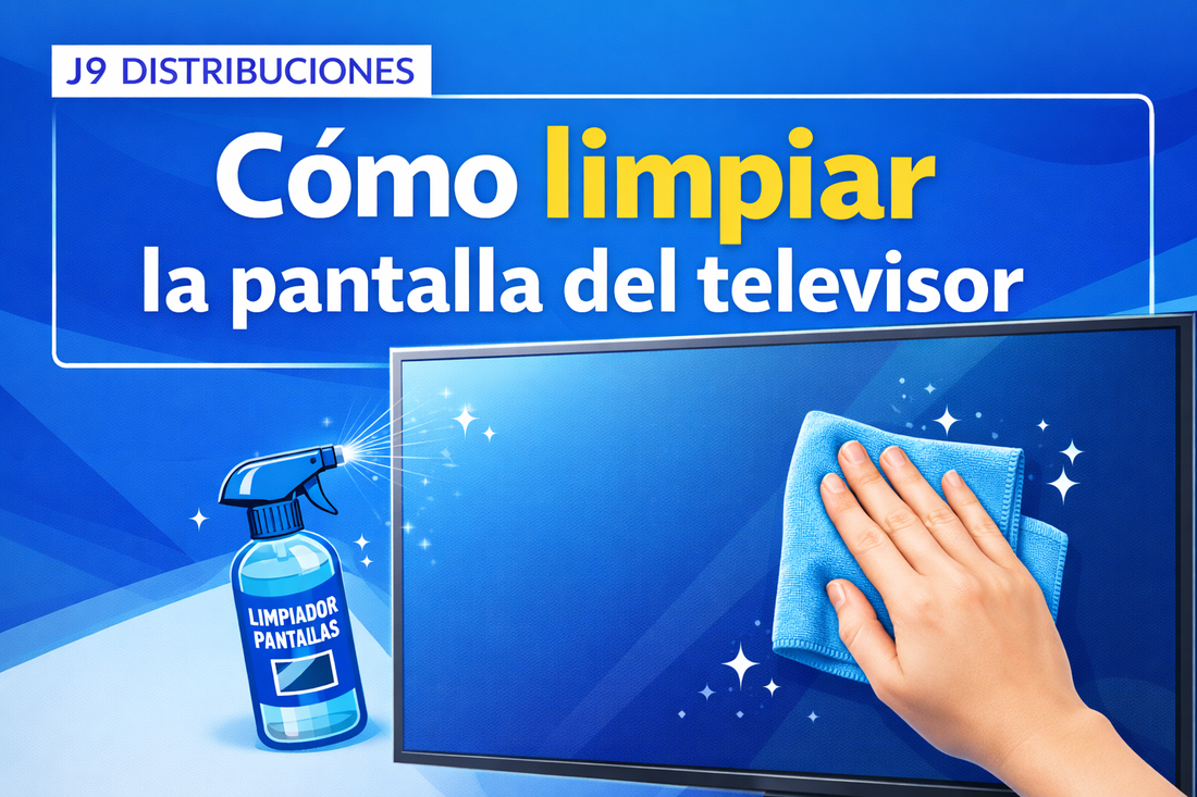 Cómo limpiar la pantalla del televisor