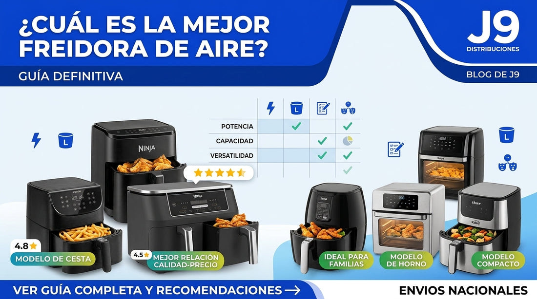 La Mejor Freidora de Aire: Guía J9 para Elegir en Colombia
