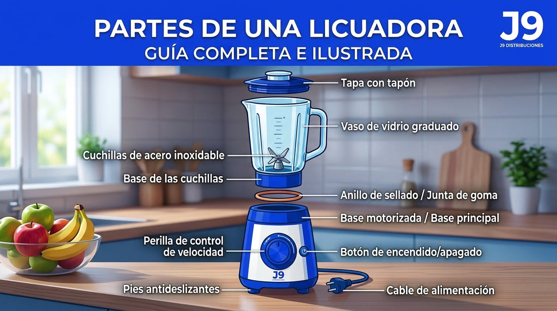 partes de una licuadora​